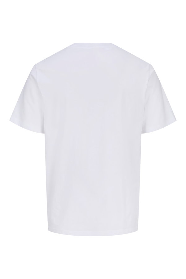 Jack & Jones Logo Baskılı Erkek T-shirt Beyaz