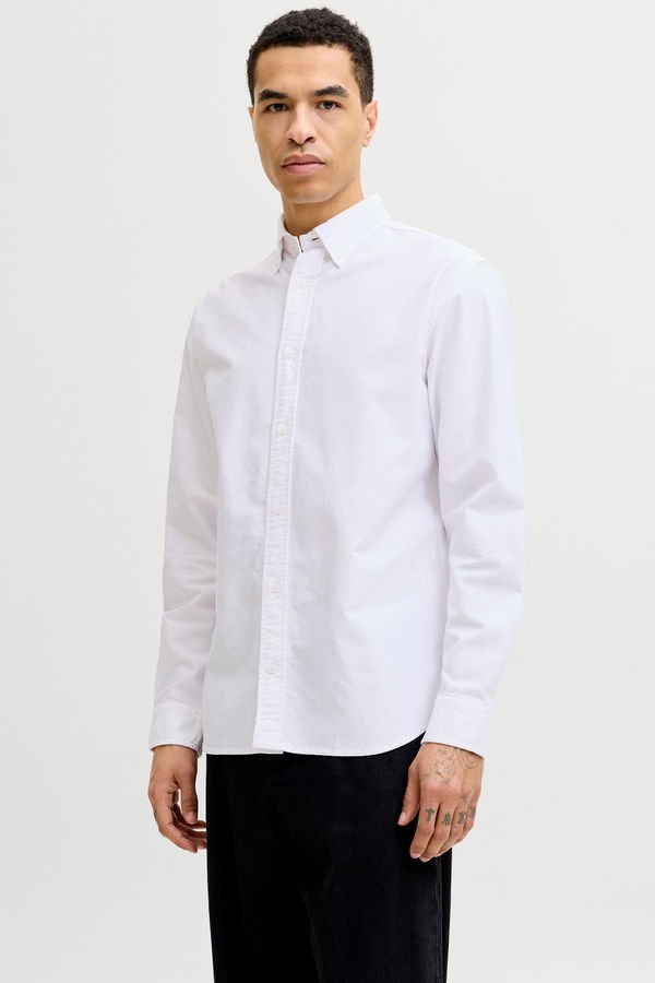 Jack & Jones Normal Kesim Erkek Gömlek Beyaz