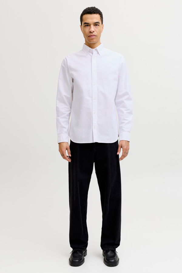 Jack & Jones Normal Kesim Erkek Gömlek Beyaz