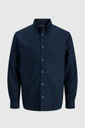 Jack & Jones Normal Kesim Erkek Gömlek LACIVERT