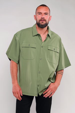 Jack & Jones Oversized Erkek Gömlek HAKİ Jack & Jones Oversized Erkek Gömlek HAKİ