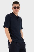 Jack & Jones Polo Yaka Erkek T-shirt LACIVERT