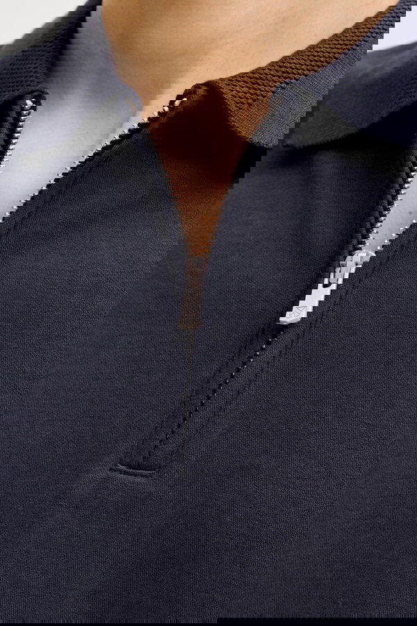 Jack & Jones Polo Yaka T-shirt LACIVERT