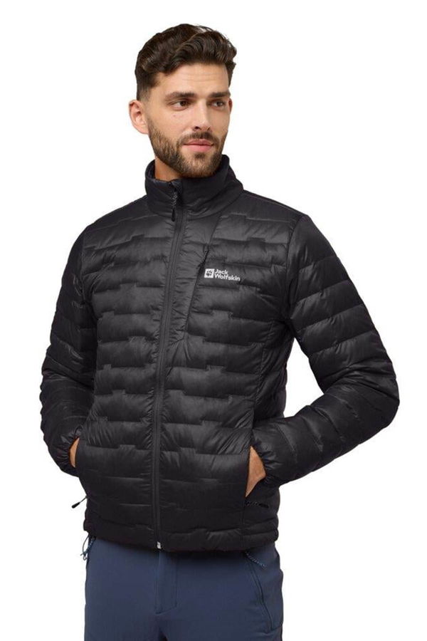 Jack Wolfskin  Erkek Şişme Mont SİYAH