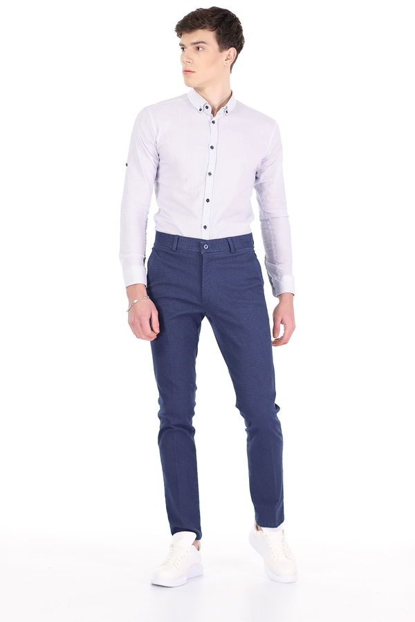Jakarlı Pantolon LACIVERT Jakarlı Pantolon LACIVERT