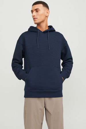 Jack & Jones Kapşonlu Kanguru Cepli Sweat LACİVERT Jack & Jones Kapşonlu Kanguru Cepli Sweat LACİVERT