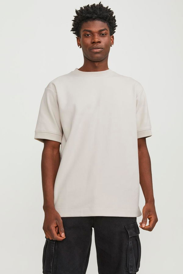 Jack & Jones Deco Bisiklet Yaka T-shirt BEJ