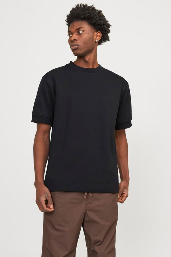 Jack & Jones Deco Bisiklet Yaka T-shirt SİYAH