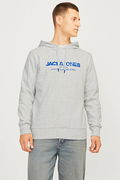 Jack & Jones Baskılı Erkek Sweat GRİ