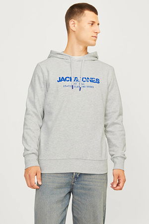 Jack & Jones Baskılı Erkek Sweat GRİ Jack & Jones Baskılı Erkek Sweat GRİ