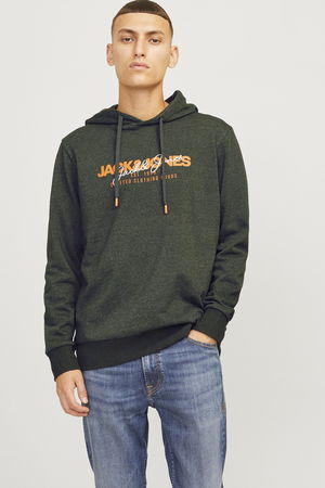 Jack & Jones Baskılı Erkek Sweat Haki Jack & Jones Baskılı Erkek Sweat Haki