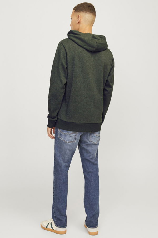 Jack & Jones Baskılı Erkek Sweat Haki