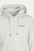 Jack & Jones Fermuarlı Erkek Sweat GRİ