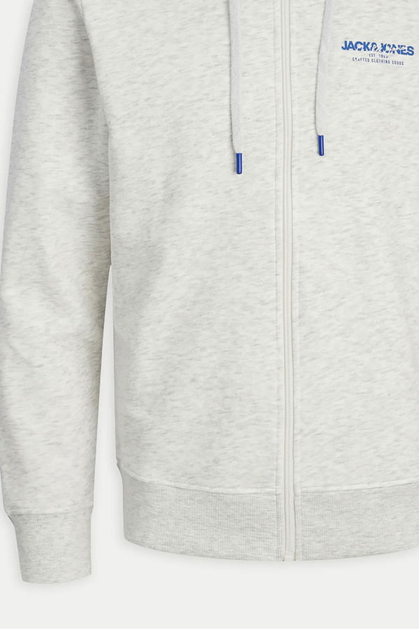 Jack & Jones Fermuarlı Erkek Sweat GRİ