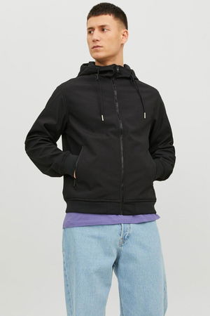 Jack & Jones Kapişonlu Erkek Mont SIYAH Jack & Jones Kapişonlu Erkek Mont SIYAH
