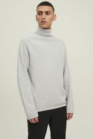 Jack & Jones Balıkçı Yaka Kazak GRİ Jack & Jones Balıkçı Yaka Kazak GRİ