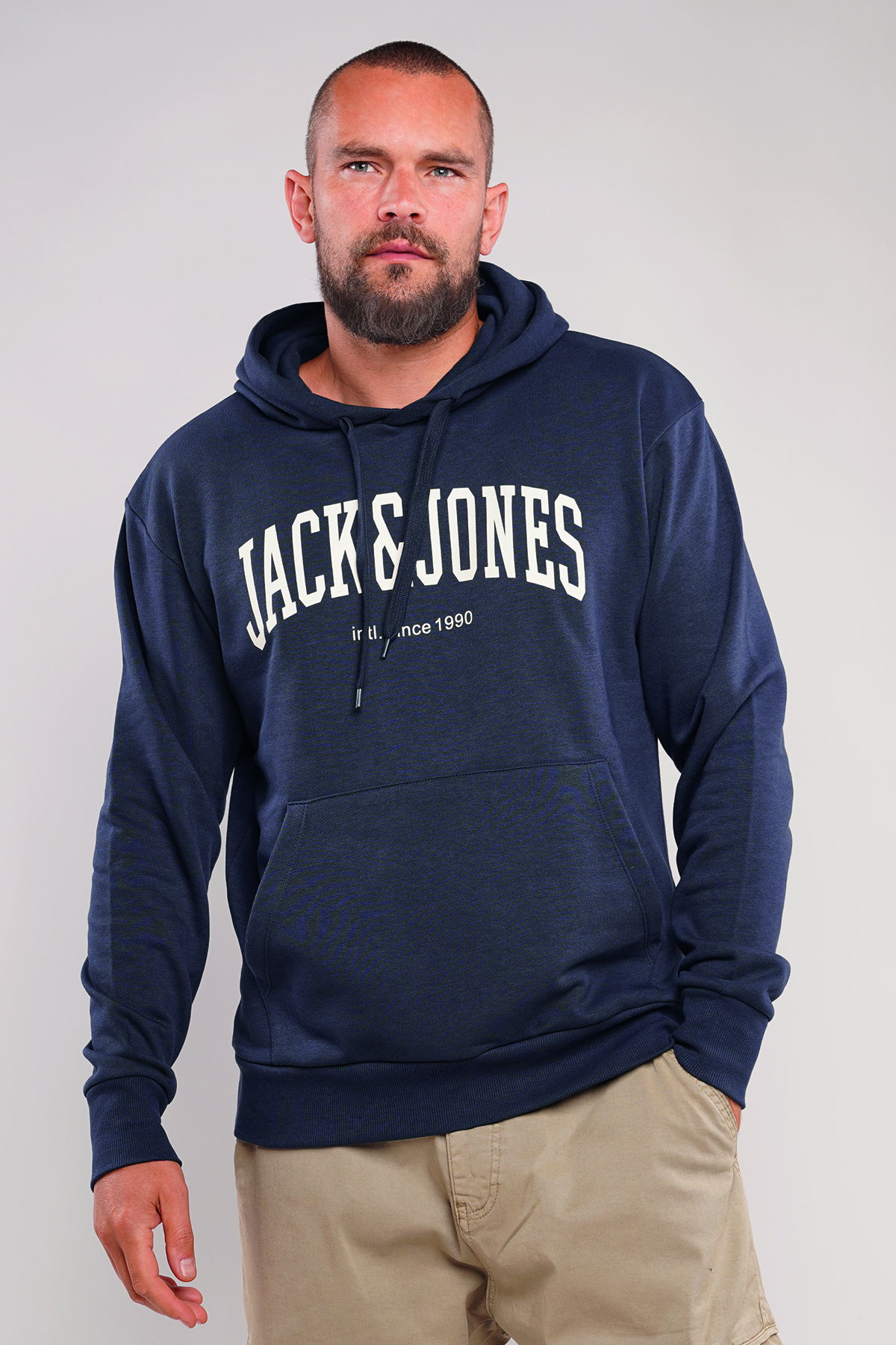 Jack Jones Kapu onlu Erkek Sweat LAC VERT