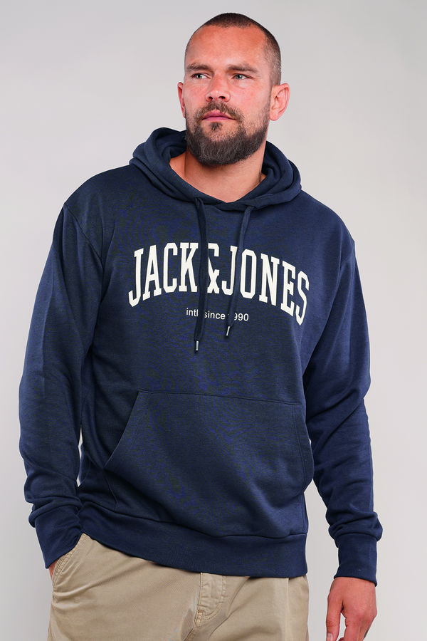 Jack & Jones Kapüşonlu Erkek Sweat LACİVERT