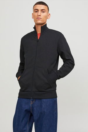 Jack & Jones Fermuarlı Erkek Sweat SİYAH Jack & Jones Fermuarlı Erkek Sweat SİYAH