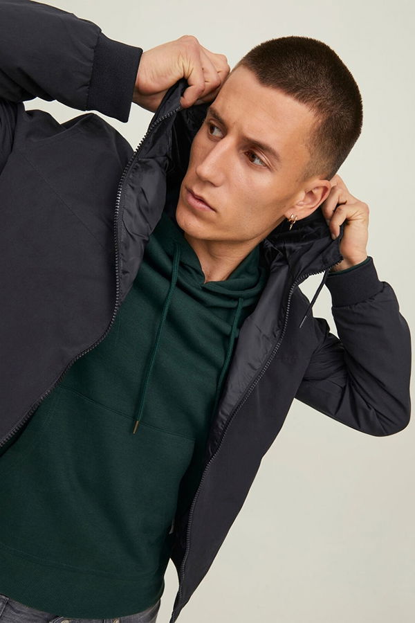 Jack & Jones Erkek Mont SİYAH