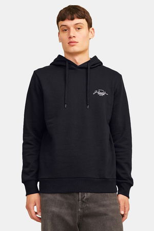 Jack & Jones Kapüşonlu Erkek Sweat SİYAH Jack & Jones Kapüşonlu Erkek Sweat SİYAH