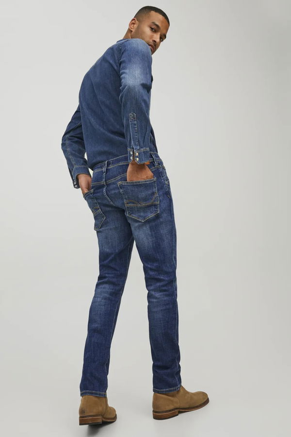 Jack & Jones Erkek Jean Pantolon MAVİ