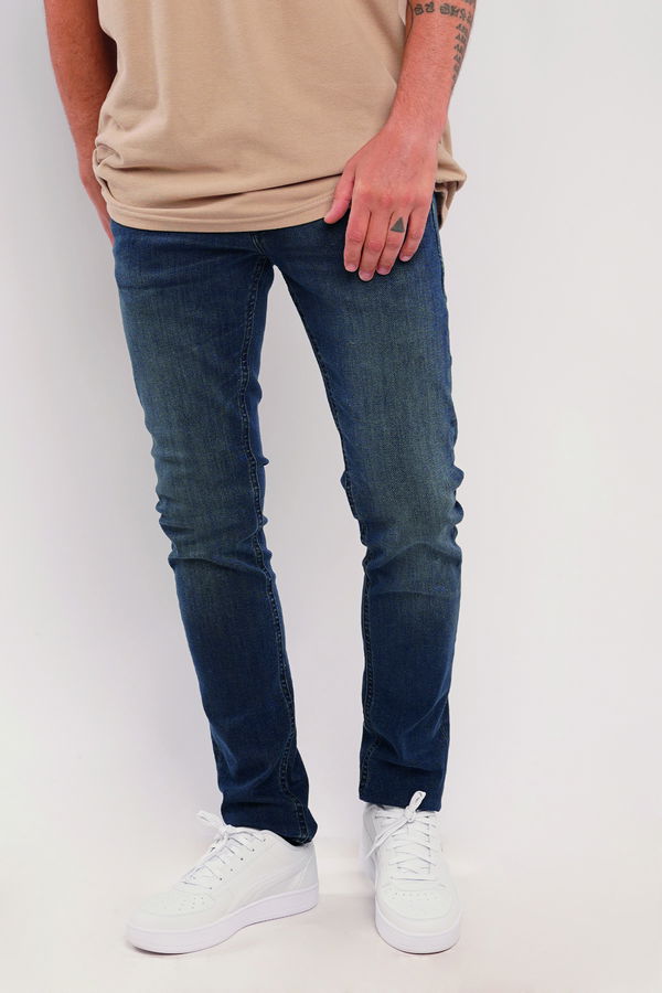 Jack & Jones Slim Fit Erkek Kot Pantolon MAVİ