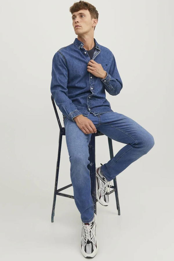 Jack & Jones Erkek Jean Pantolon MAVİ