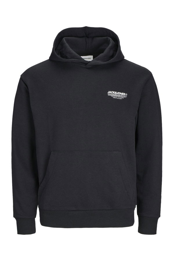 Jack & Jones Kapüşonlu Erkek Sweat SİYAH