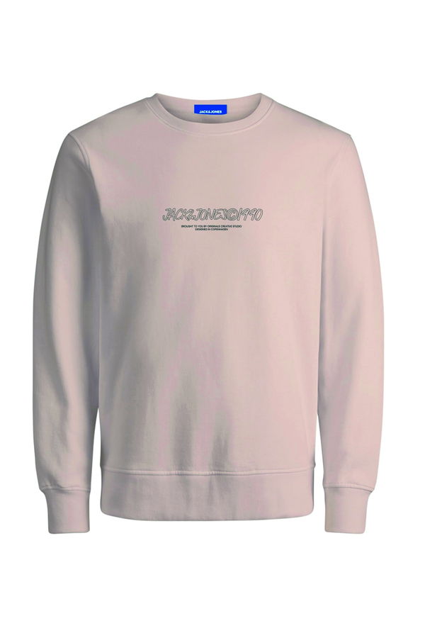 Jack & Jones Bisiklet Yaka Sweat BEJ