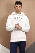 Jack & Jones Kapüşonlu Baskılı Sweat BEYAZ