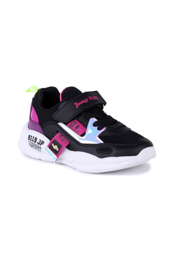 Jump Çocuk Spor Ayakkabı SIYAH MOR Jump Çocuk Spor Ayakkabı SIYAH MOR