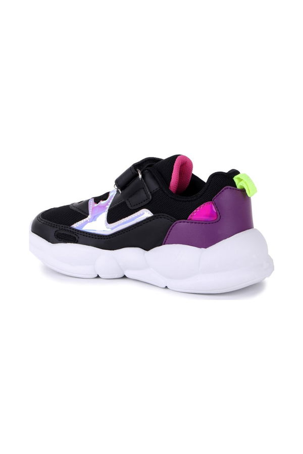 Jump Çocuk Spor Ayakkabı SIYAH MOR Jump Çocuk Spor Ayakkabı SIYAH MOR