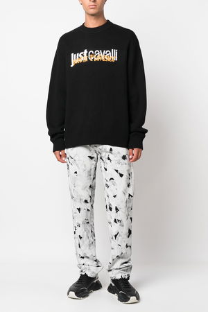 Just Cavalli Bisiklet Yaka Sweat SİYAH Just Cavalli Bisiklet Yaka Sweat SİYAH