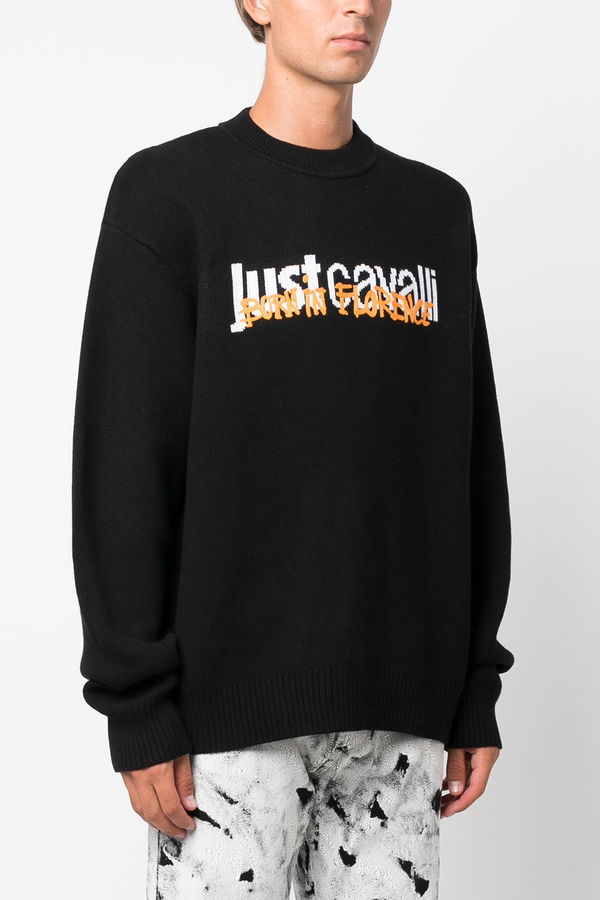 Just Cavalli Bisiklet Yaka Sweat SİYAH