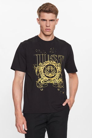 Just Cavalli Erkek T-shirt SİYAH-GOLD Just Cavalli Erkek T-shirt SİYAH-GOLD