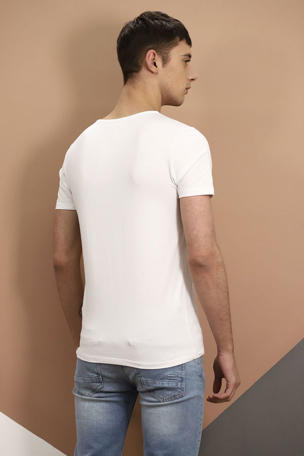 K.KOL V YAKA SUPREM TSHIRT Beyaz K.KOL V YAKA SUPREM TSHIRT Beyaz