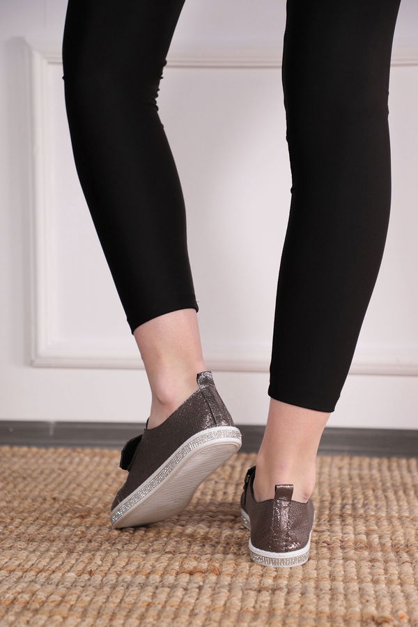 Pul Detaylı Spor Ayakkabı PLATIN Pul Detaylı Spor Ayakkabı PLATIN