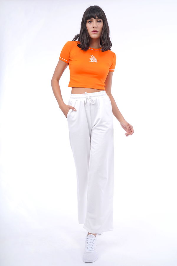 Kaplan Baskılı Mini T-shirt ORANJ Kaplan Baskılı Mini T-shirt ORANJ