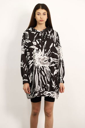 Gabria Kapşonlu Desenli Sweat Gabria Kapşonlu Desenli Sweat