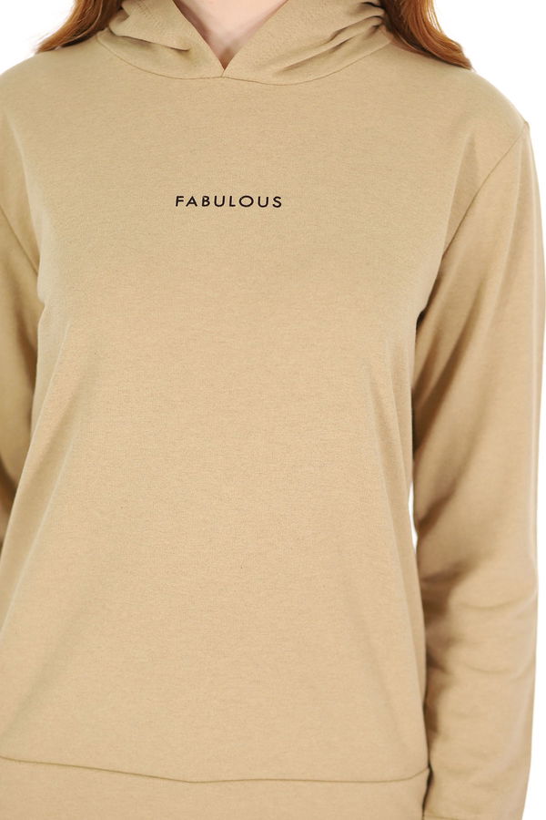Gabria Kapşonlu Fabulous Baskılı Sweat Gabria Kapşonlu Fabulous Baskılı Sweat