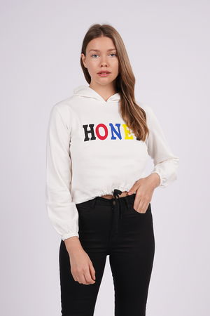 Gabria Kapüşonlu Baskılı Sweat Gabria Kapüşonlu Baskılı Sweat