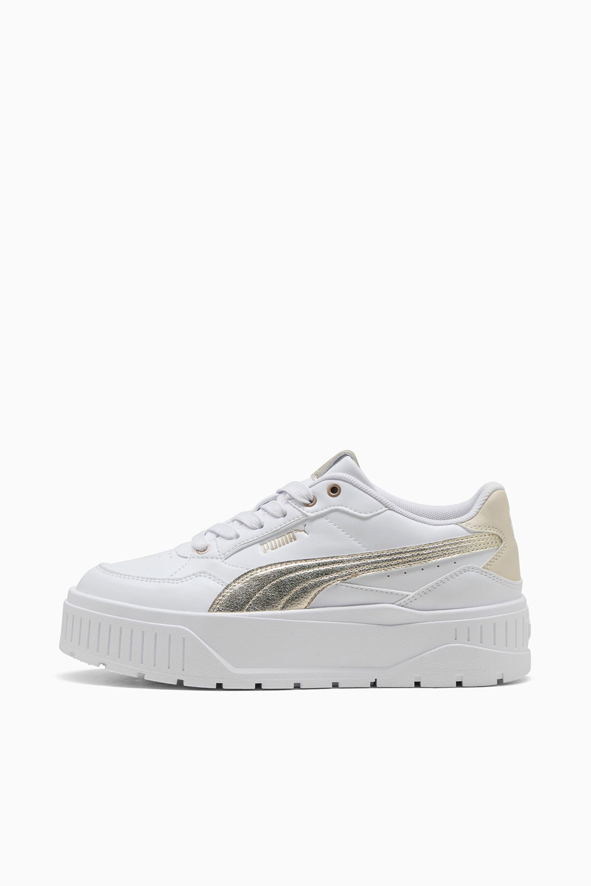 Puma Karmen II Idol Metallic 3 Kadın Spor Ayakkabı Beyaz