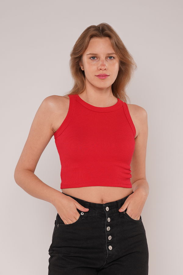 Gabria Kaşkorse Crop Top