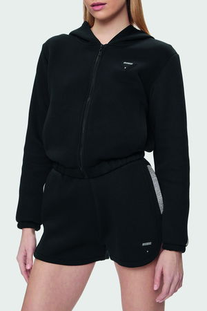 Guess Fermuarlı Sweat SİYAH Guess Fermuarlı Sweat SİYAH