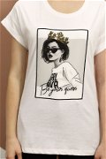 Gabria Kız Baskılı T-shirt