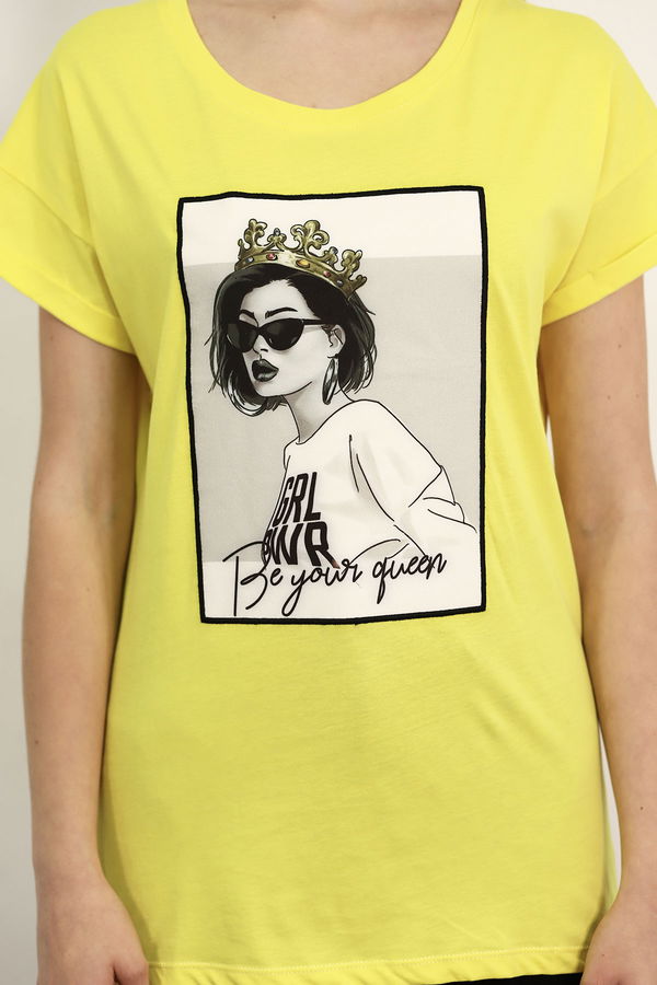 Gabria Kız Baskılı T-shirt