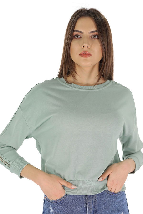 Kol Dantel Detaylı Sweat MINT Kol Dantel Detaylı Sweat MINT