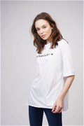 Kol Katlı Basklı T-shirt