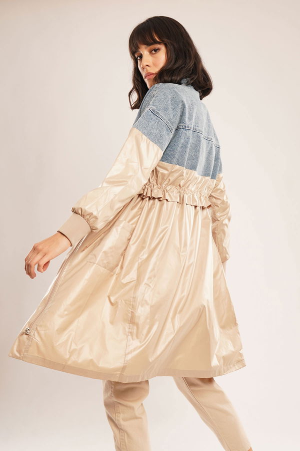 Kot Detaylı Trenchcoat BEJ Kot Detaylı Trenchcoat BEJ